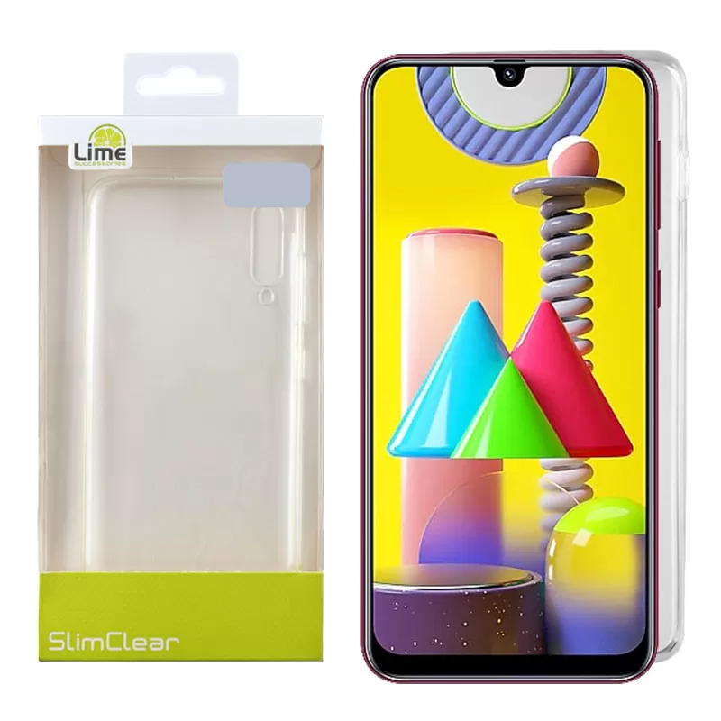 LIME SLIMCLEAR TPU ΘΗΚΗ SAMSUNG M31 M315 6.4in CAMERA GUARD ΔΙΑΦΑΝΗ