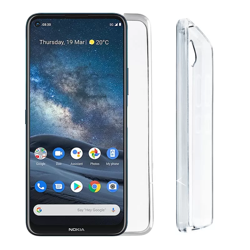 VOLTE-TEL SLIMCOLOR AIR TPU ΘΗΚΗ NOKIA 8.3 6.81in CAMERA GUARD ΔΙΑΦΑΝΗ