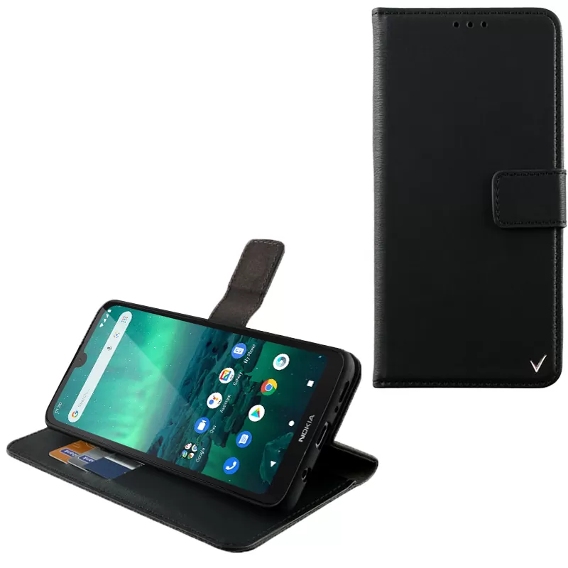 VOLTE-TEL ALLURE ΘΗΚΗ NOKIA 1.3 5.71in  MAGNET BOOK STAND CLIP BLACK
