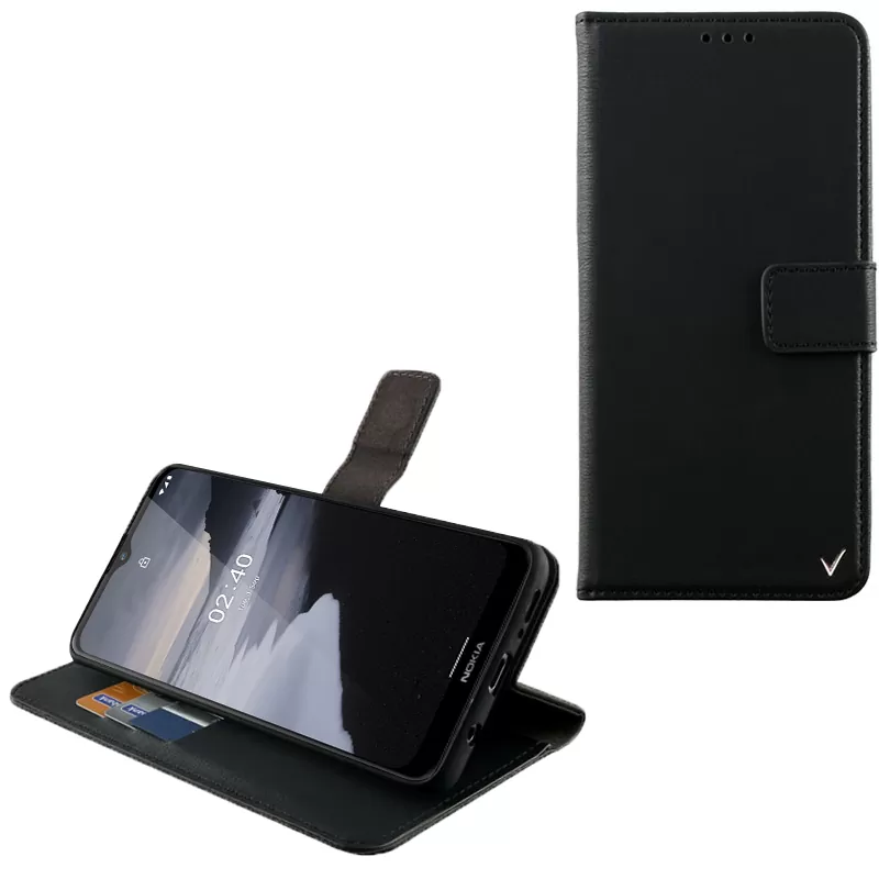 VOLTE-TEL ALLURE ΘΗΚΗ NOKIA 2.4 6.5in  MAGNET BOOK STAND CLIP BLACK