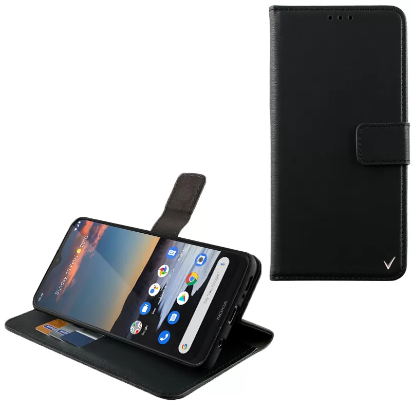 VOLTE-TEL ALLURE ΘΗΚΗ NOKIA 5.3 6.55in  MAGNET BOOK STAND CLIP BLACK