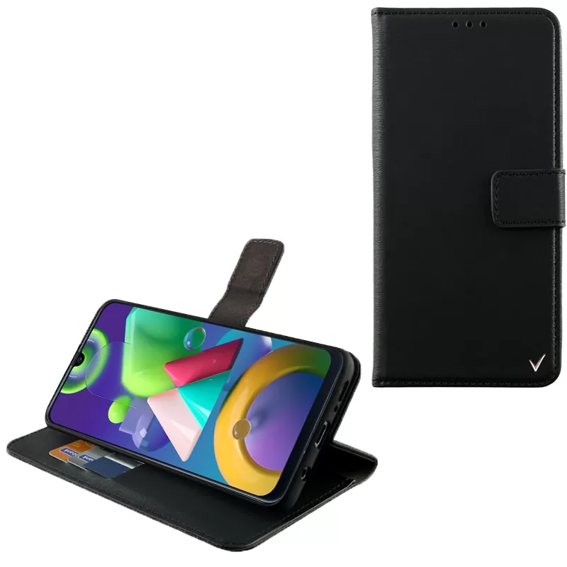 VOLTE-TEL ALLURE ΘΗΚΗ SAMSUNG M21 M215 6.4in  MAGNET BOOK STAND CLIP BLACK