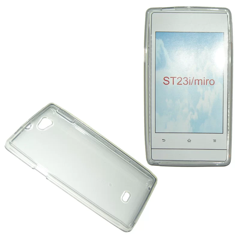 VOLTE-TEL SLIMCOLOR TPU ΘΗΚΗ SONY XPERIA MIRO ST23 ΔΙΑΦΑΝΗ