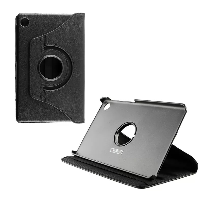 VOLTE-TEL ΘΗΚΗ HUAWEI MATEPAD T10S 10.1" LEATHER BOOK ROTATING STAND BLACK