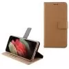 VOLTE-TEL ALLURE ΘΗΚΗ SAMSUNG S21 ULTRA 5G G998 6.8in  MAGNET BOOK STAND CLIP GOLD