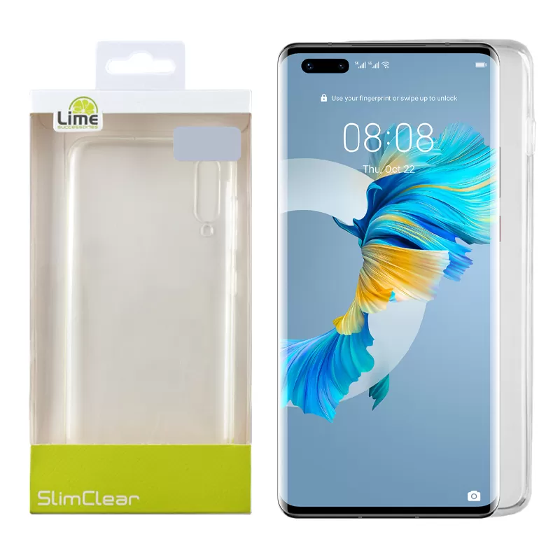 LIME SLIMCLEAR TPU ΘΗΚΗ HUAWEI MATE 40 PRO 6.76in CAMERA GUARD ΔΙΑΦΑΝΗ
