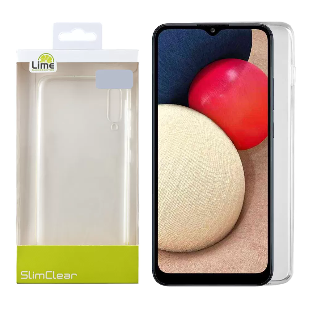 LIME SLIMCLEAR TPU ΘΗΚΗ SAMSUNG A02S A025 6.5in CAMERA GUARD ΔΙΑΦΑΝΗ