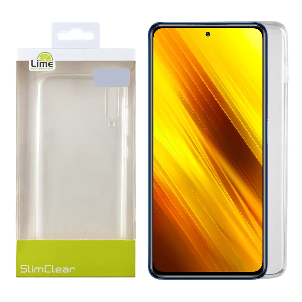 LIME SLIMCLEAR TPU ΘΗΚΗ XIAOMI POCO X3/POCO X3 PRO 6.67in CAMERA GUARD ΔΙΑΦΑΝΗ