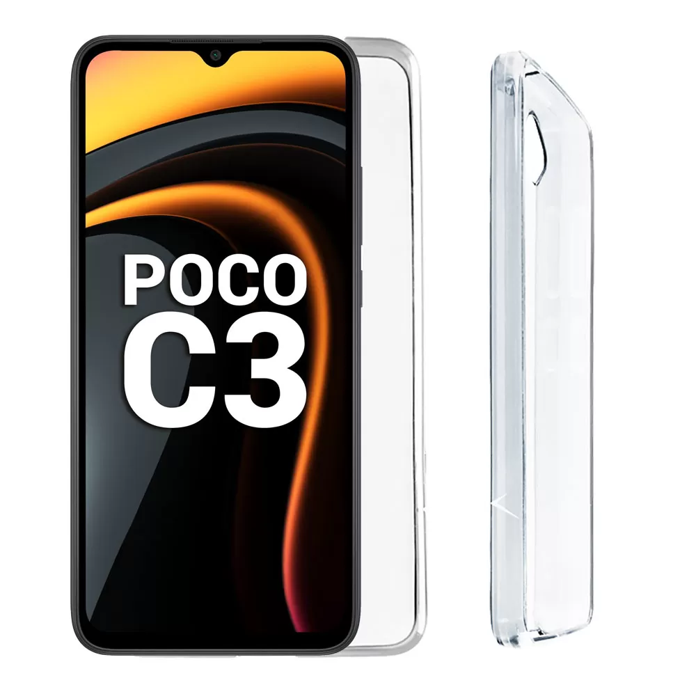 VOLTE-TEL SLIMCOLOR AIR TPU ΘΗΚΗ XIAOMI POCO C3 6.43in CAMERA GUARD ΔΙΑΦΑΝΗ