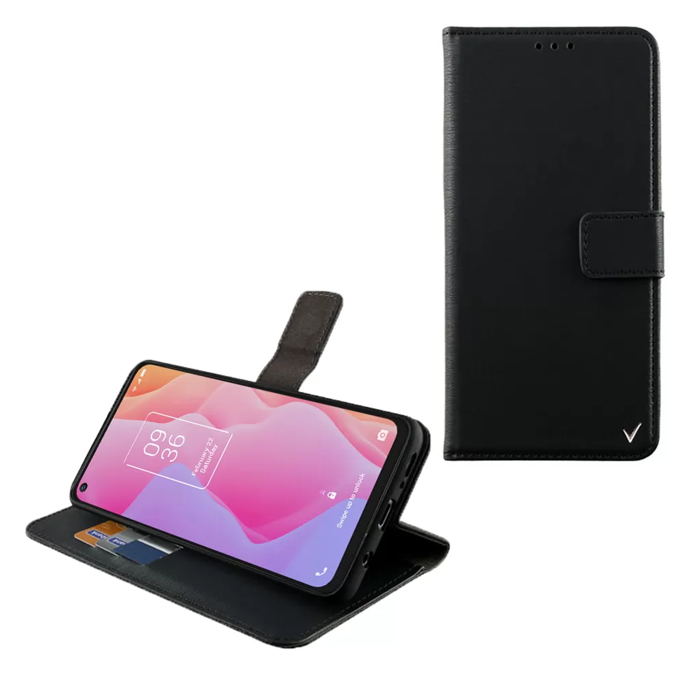 VOLTE-TEL ALLURE ΘΗΚΗ TCL 10 LITE T770H 6.53in  MAGNET BOOK STAND CLIP BLACK