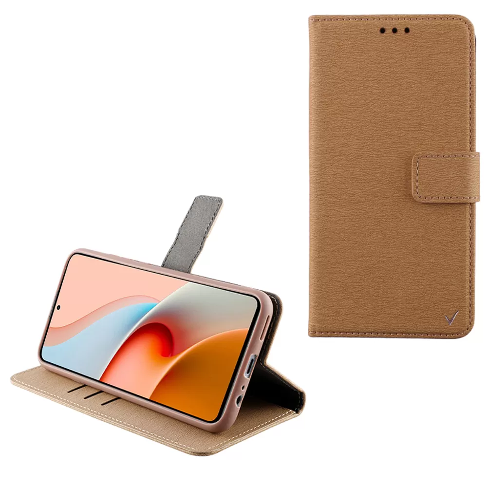 VOLTE-TEL ALLURE ΘΗΚΗ XIAOMI MI 10T LITE 5G 6.67in  MAGNET BOOK STAND CLIP GOLD