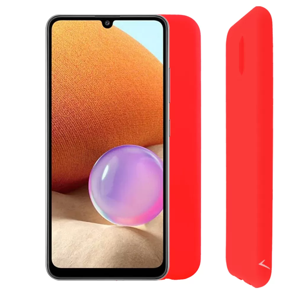 VOLTE-TEL SILICON TPU ΘΗΚΗ SAMSUNG A32 4G A325 6.4in  CAMERA GUARD RED