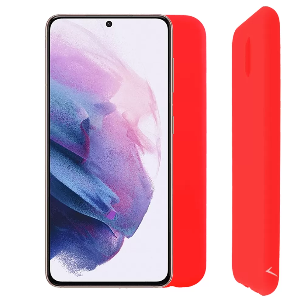 VOLTE-TEL SILICON TPU ΘΗΚΗ SAMSUNG S21 PLUS 5G G996 6.7in  CAMERA GUARD RED