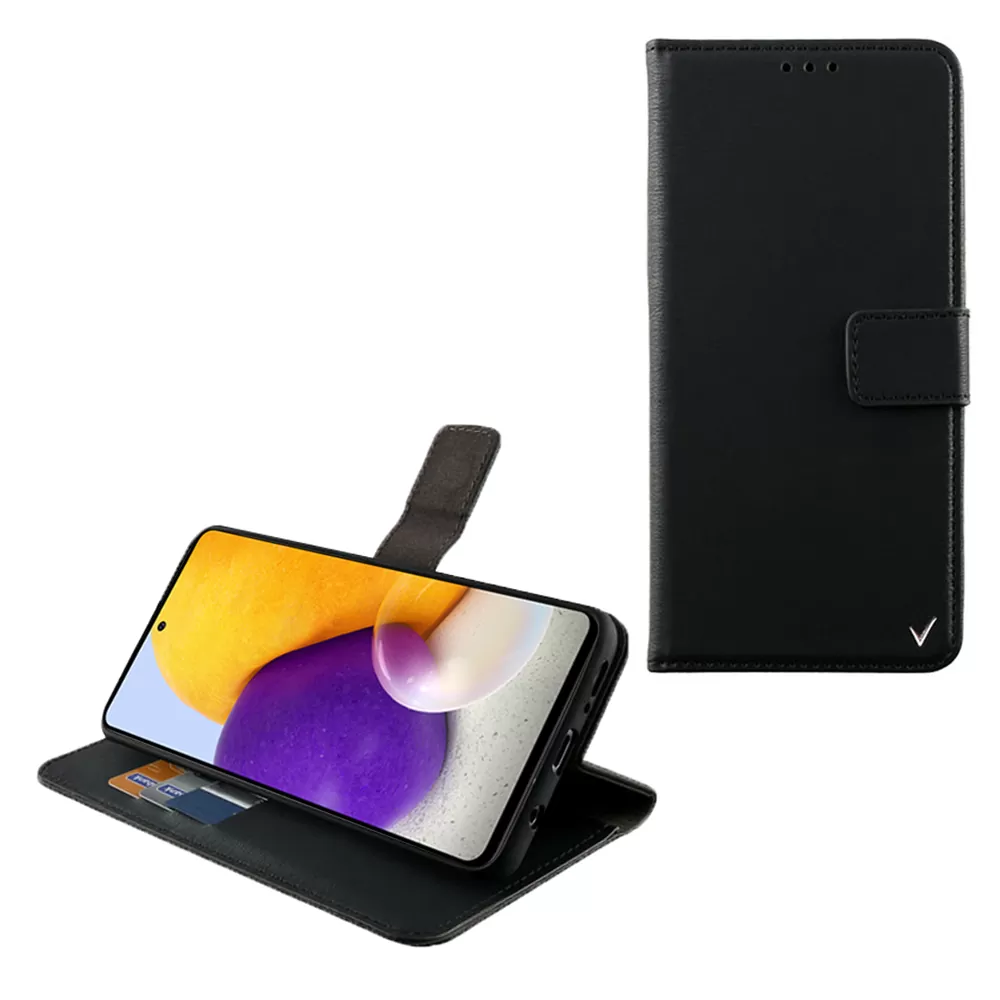 VOLTE-TEL ALLURE ΘΗΚΗ SAMSUNG A72 A725/A726 6.7in  MAGNET BOOK STAND CLIP BLACK