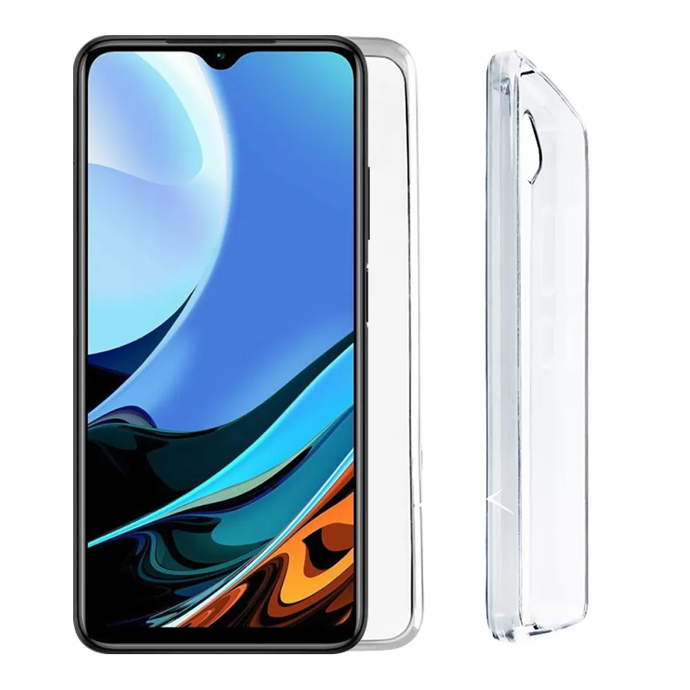 VOLTE-TEL ΘΗΚΗ XIAOMI POCO M3 6.53" SLIMCOLOR AIR CAMERA GUARD ΔΙΑΦΑΝΗ
