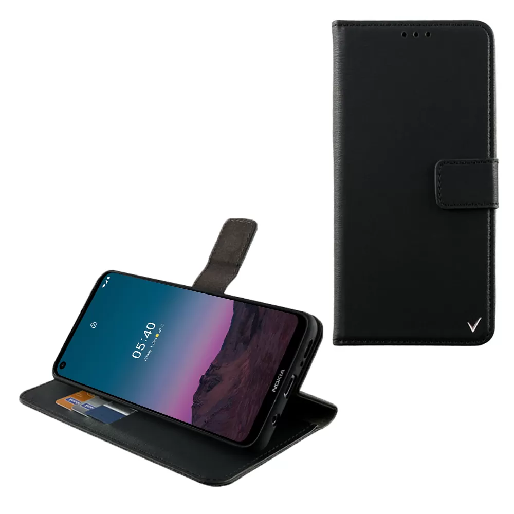 VOLTE-TEL ALLURE ΘΗΚΗ NOKIA 5.4 6.39  MAGNET BOOK STAND CLIP BLACK