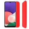 VOLTE-TEL SILICON TPU ΘΗΚΗ SAMSUNG A22 5G A226 6.6in  CAMERA GUARD RED