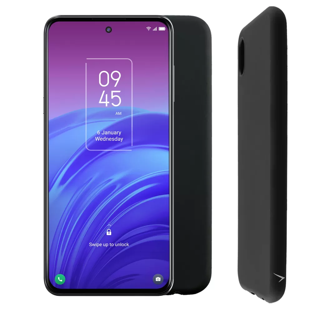 VOLTE-TEL SILICON TPU ΘΗΚΗ TCL 20L/TCL 20L+/TCL 20S 6.67in  CAMERA GUARD BLACK