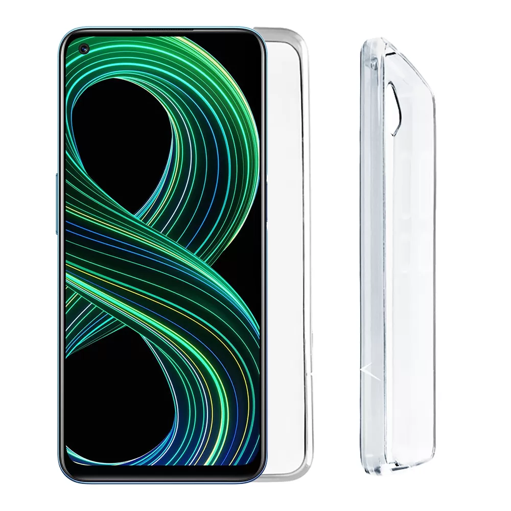 VOLTE-TEL SLIMCOLOR AIR TPU ΘΗΚΗ REALME 8 5G 6.5in CAMERA GUARD ΔΙΑΦΑΝΗ