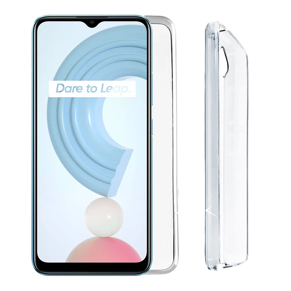 VOLTE-TEL SLIMCOLOR AIR TPU ΘΗΚΗ REALME C21 6.5in CAMERA GUARD ΔΙΑΦΑΝΗ