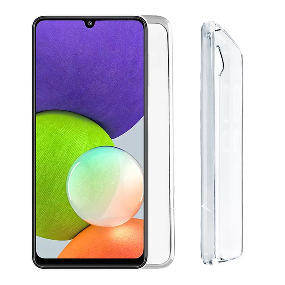 VOLTE-TEL SLIMCOLOR AIR TPU ΘΗΚΗ SAMSUNG A22 4G A225 6.4in CAMERA GUARD ΔΙΑΦΑΝΗ