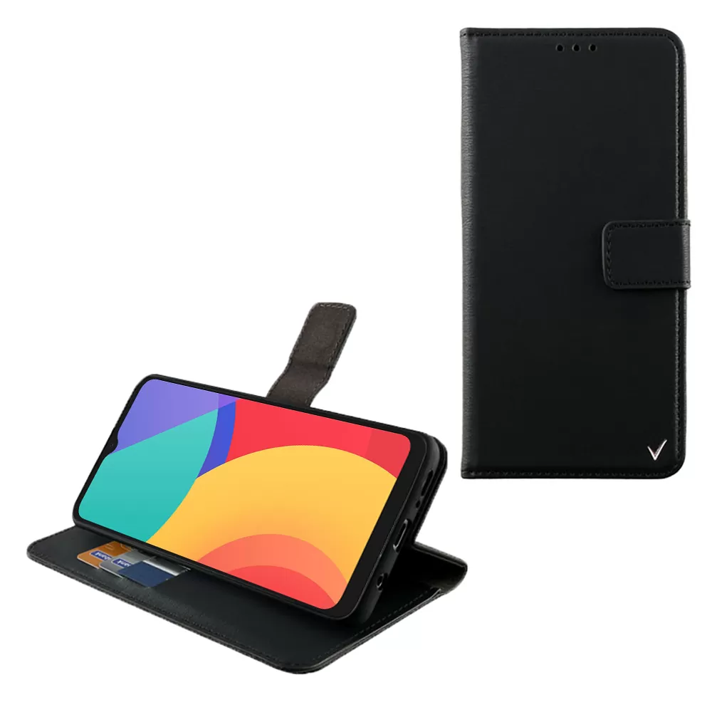 VOLTE-TEL ALLURE ΘΗΚΗ ALCATEL 1S 2021 6.52in  MAGNET BOOK STAND CLIP BLACK