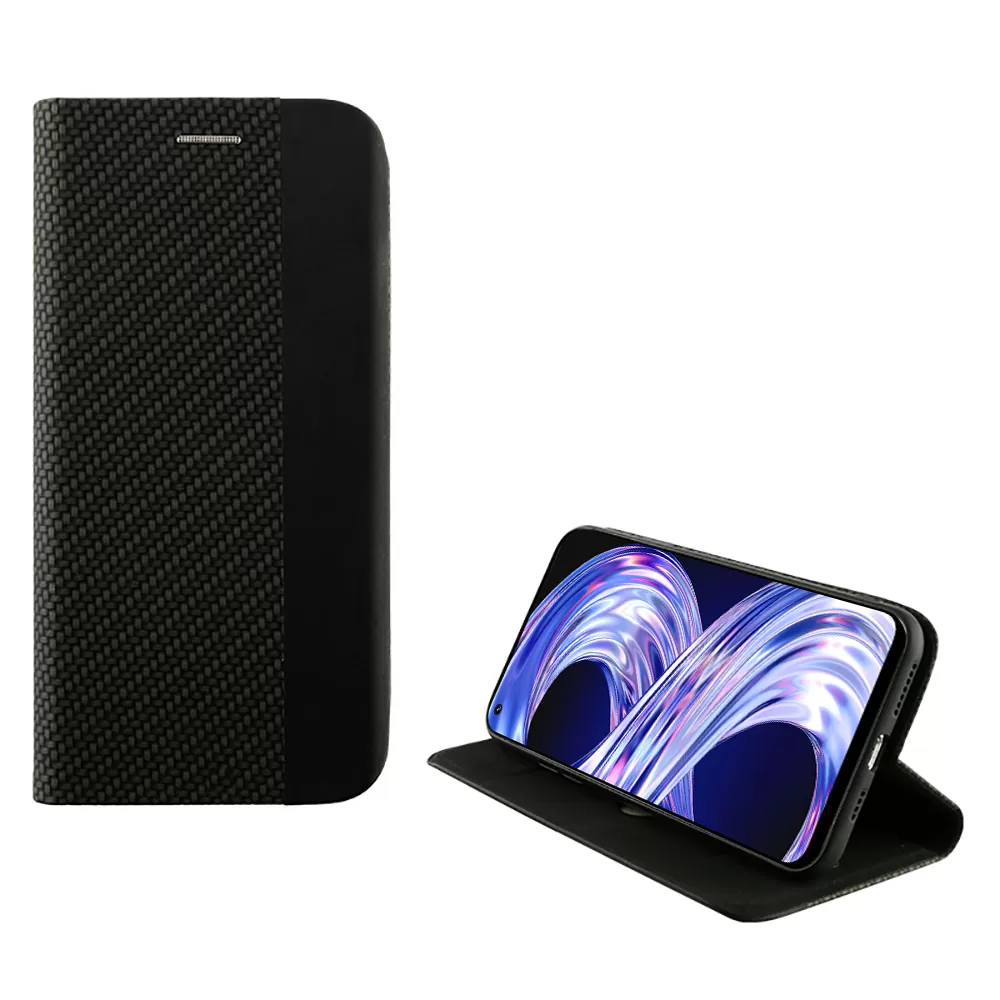 IDOL 1991 ELITE ΘΗΚΗ REALME 8 5G 6.5in  ANTI-RFID BOOK STAND BLACK