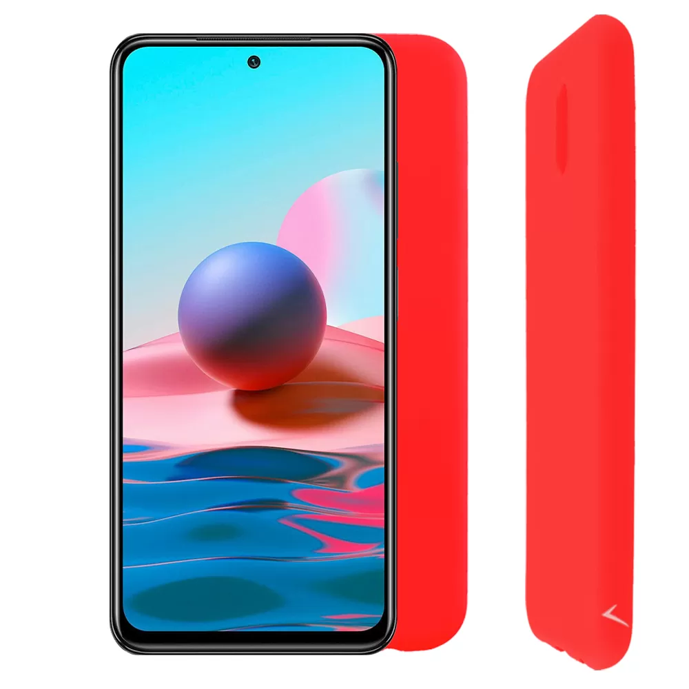 VOLTE-TEL SILICON TPU ΘΗΚΗ XIAOMI REDMI NOTE 10 4G/NOTE 10S 6.43in  CAMERA GUARD RED