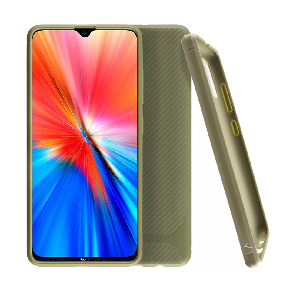 VOLTE-TEL CARBON RUGGED ΘΗΚΗ XIAOMI REDMI NOTE 8 2021/REDMI NOTE 8 6.3in  CAMERA PROTECTIVE GREEN