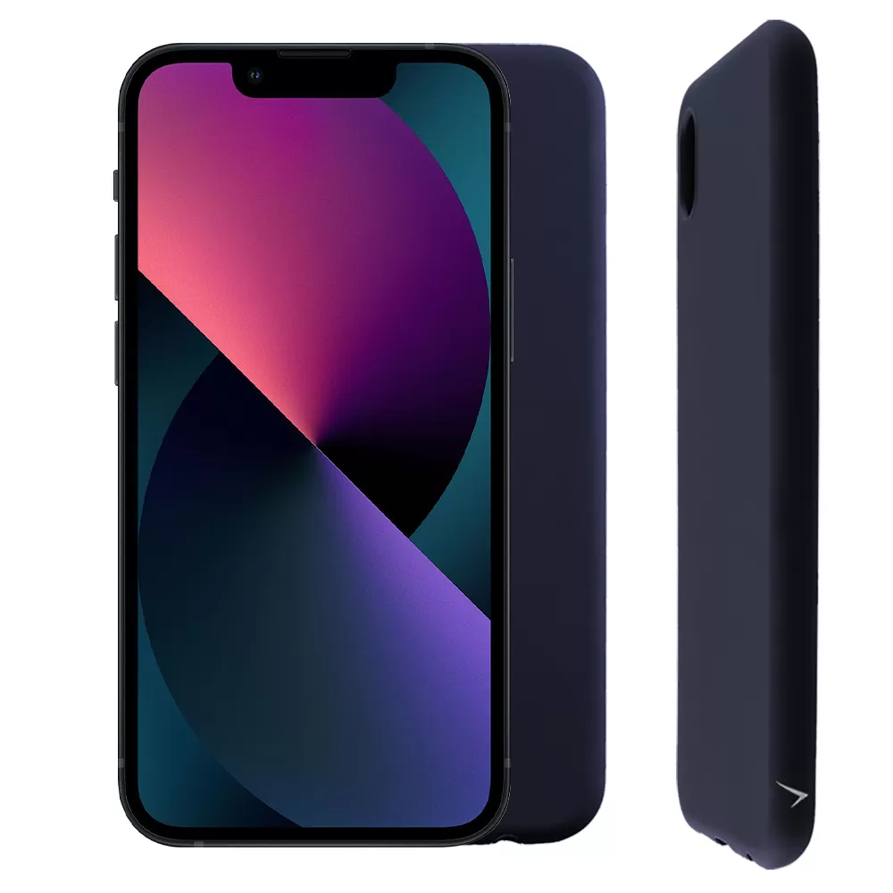 VOLTE-TEL SILICON TPU ΘΗΚΗ IPHONE 13 MINI 5.4in  CAMERA GUARD BLUE