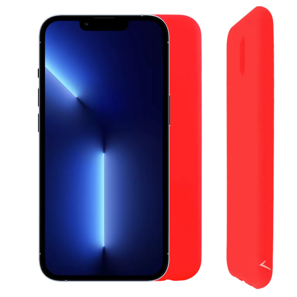 VOLTE-TEL SILICON TPU ΘΗΚΗ IPHONE 13 PRO 6.1in  CAMERA GUARD RED