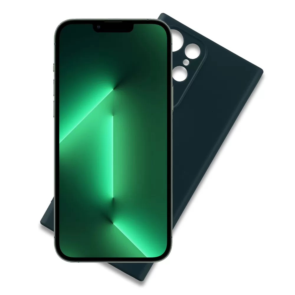 VOLTE-TEL SILICON TPU ΘΗΚΗ IPHONE 13 PRO MAX 6.7in  FULL CAMERA PROTECTION BLUE