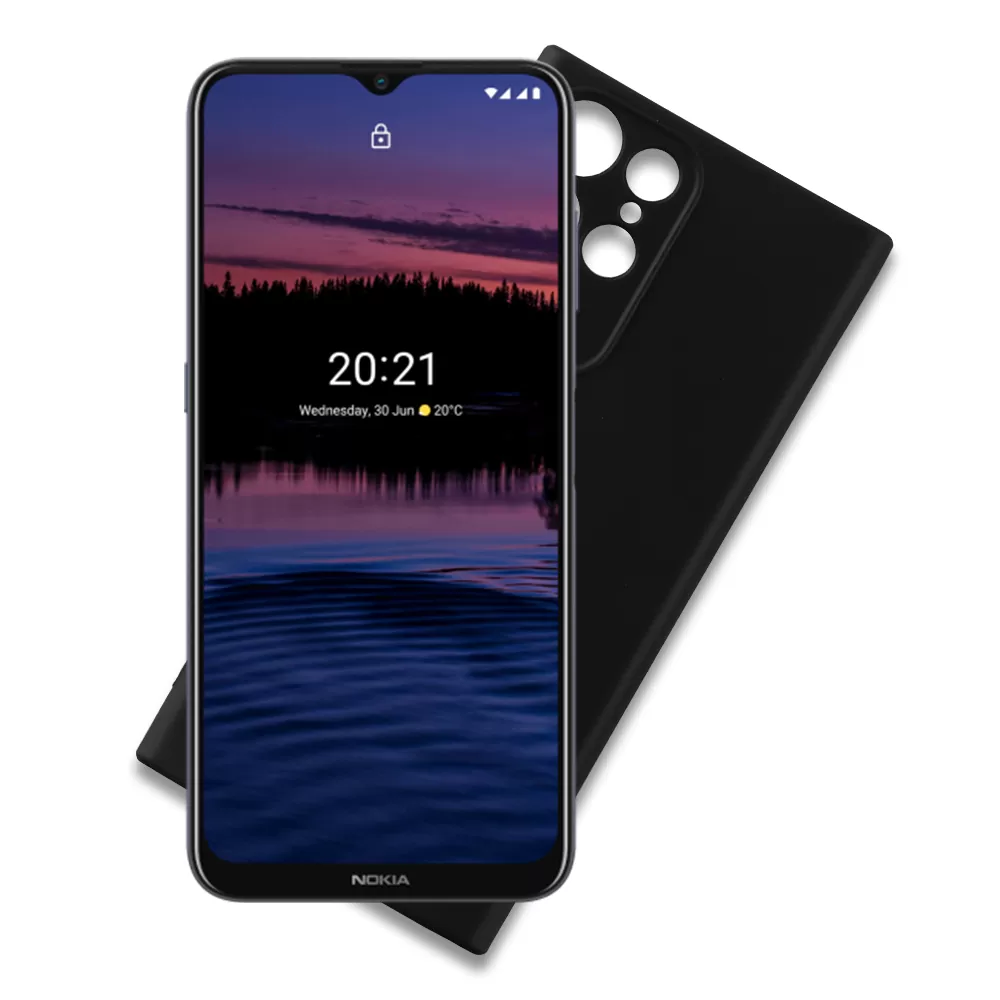 VOLTE-TEL SILICON TPU ΘΗΚΗ NOKIA G20 6.52in  FULL CAMERA PROTECTION BLACK