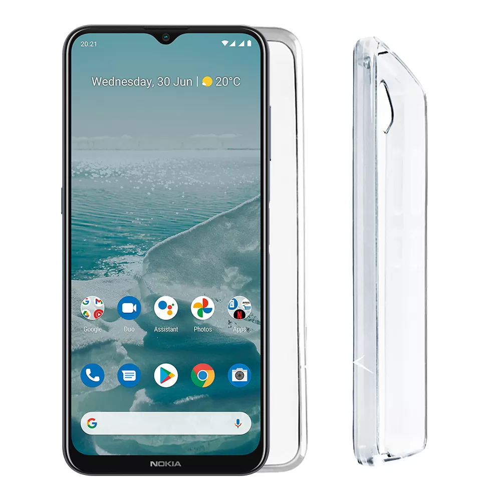 VOLTE-TEL SLIMCOLOR AIR TPU ΘΗΚΗ NOKIA G20 6.52in CAMERA GUARD ΔΙΑΦΑΝΗ