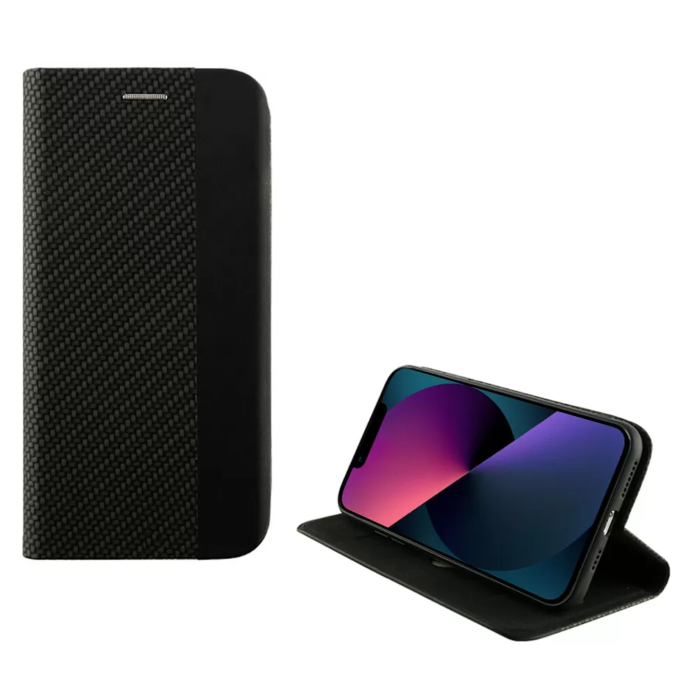 IDOL 1991 ELITE ΘΗΚΗ IPHONE 13 MINI 5.4in  ANTI-RFID BOOK STAND BLACK