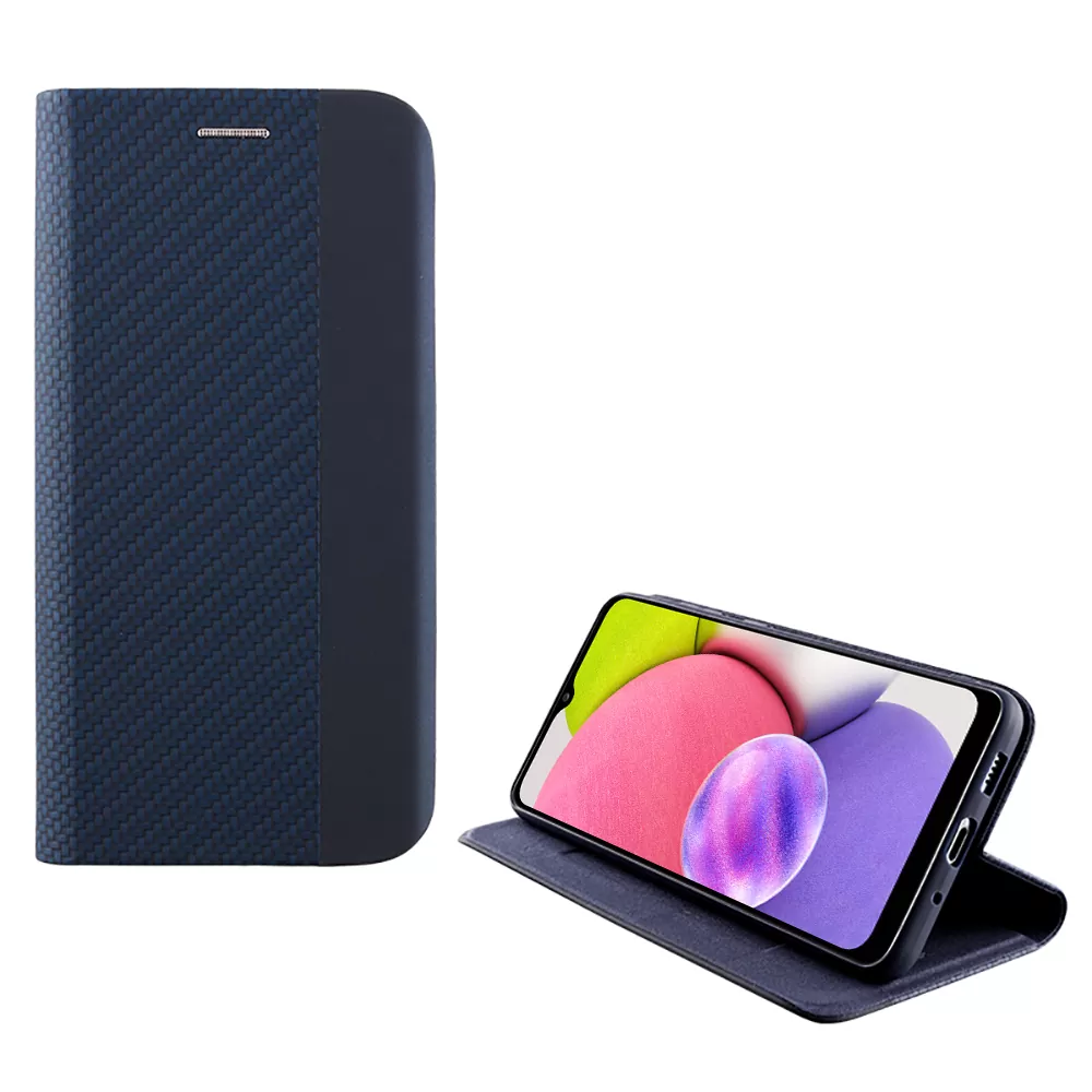IDOL 1991 ELITE ΘΗΚΗ SAMSUNG A03s A037 6.5in  ANTI-RFID BOOK STAND BLUE