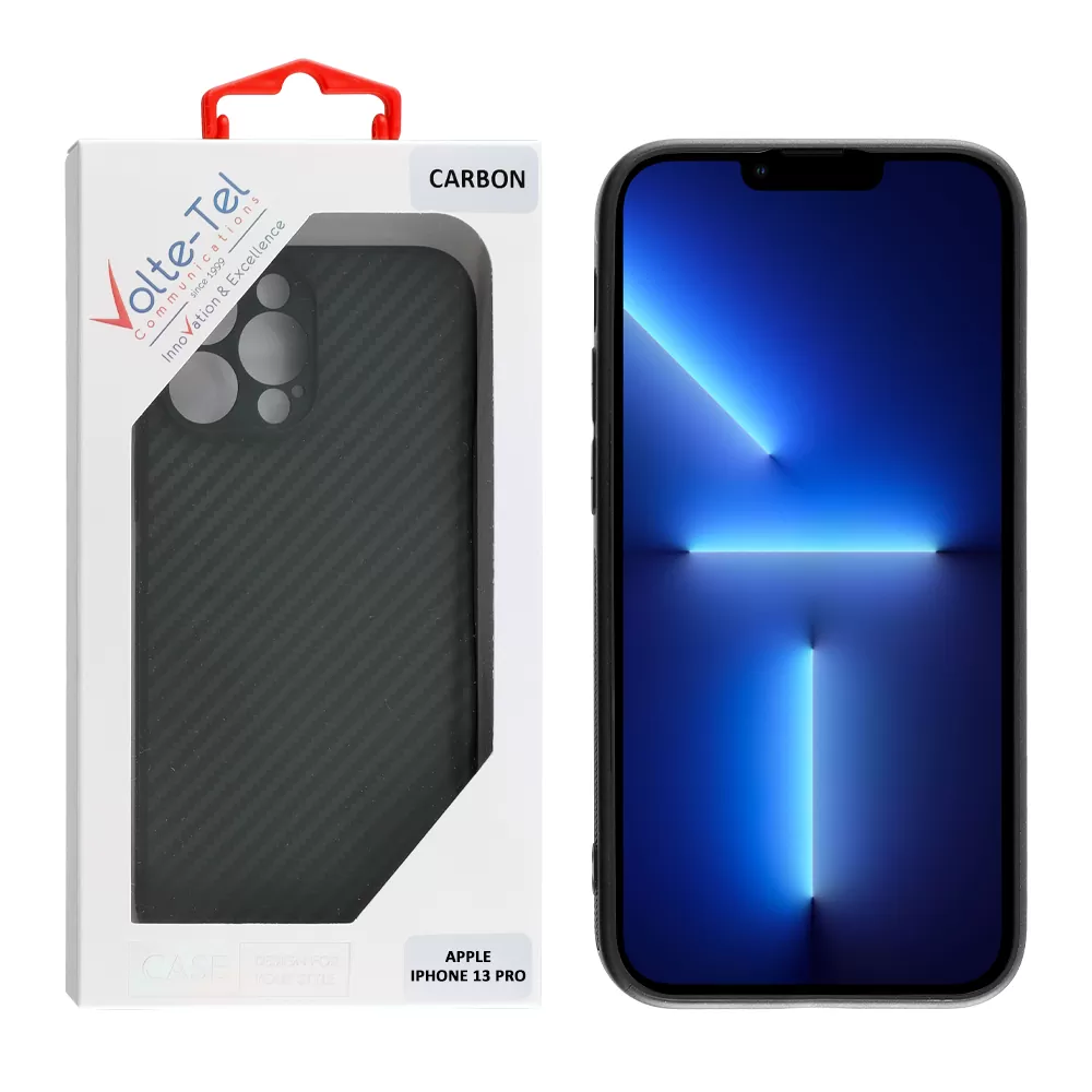 VOLTE-TEL CARBON ΘΗΚΗ IPHONE 13 PRO 6.1in  CAMERA PROTECTIVE BLACK