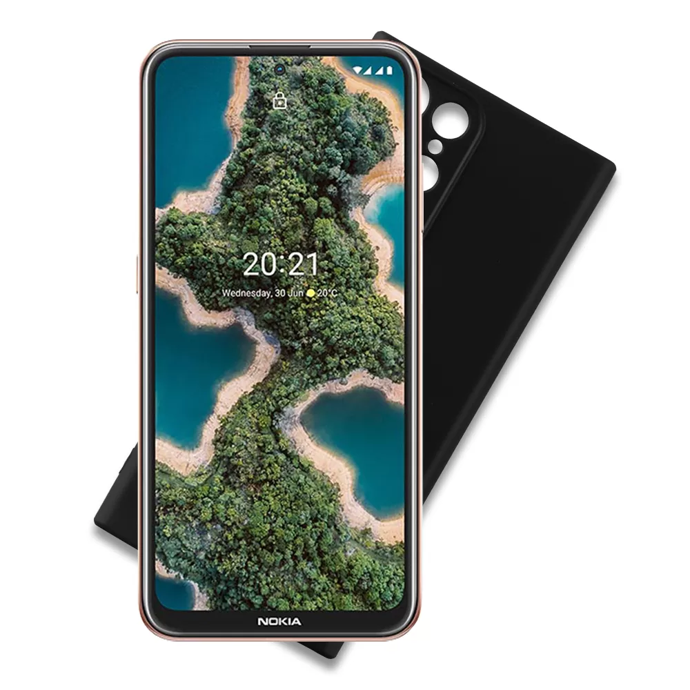 VOLTE-TEL SILICON TPU ΘΗΚΗ NOKIA X20 6.67in  FULL CAMERA PROTECTION BLACK