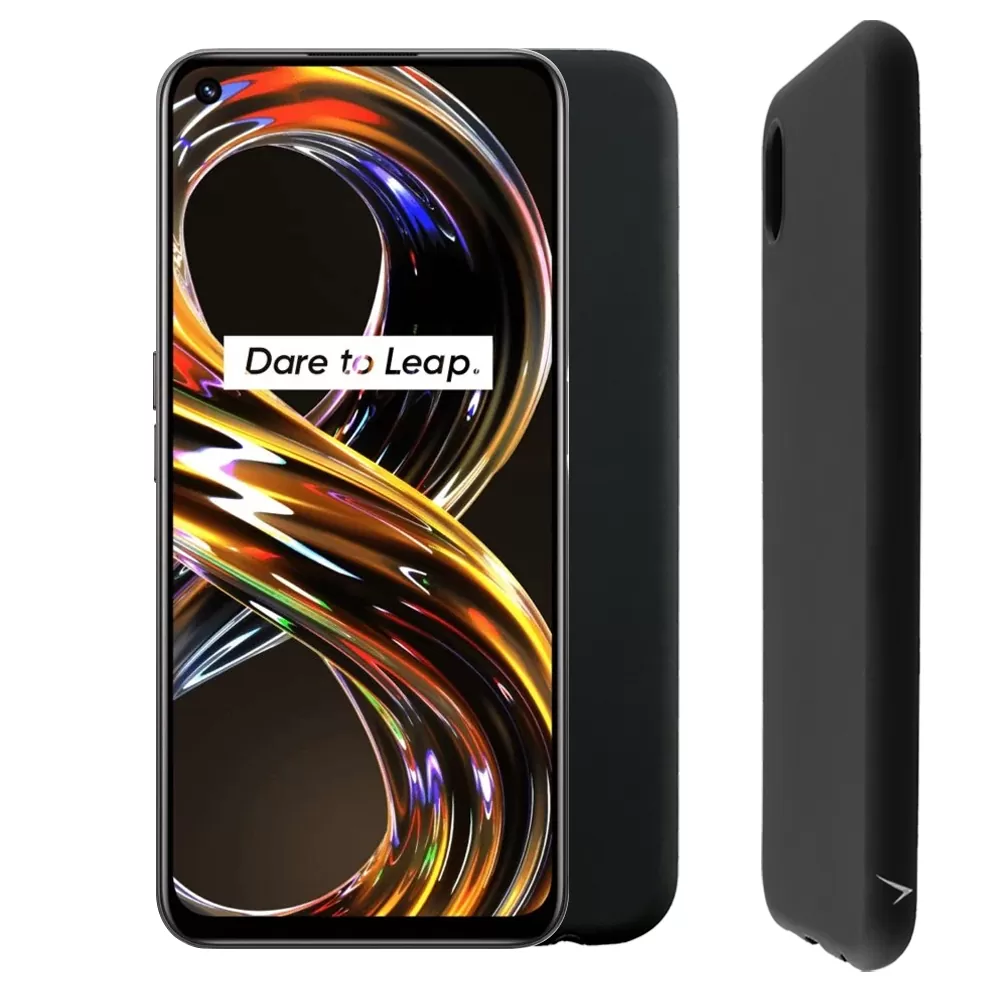 VOLTE-TEL SILICON TPU ΘΗΚΗ REALME 8i 6.5in  CAMERA GUARD BLACK
