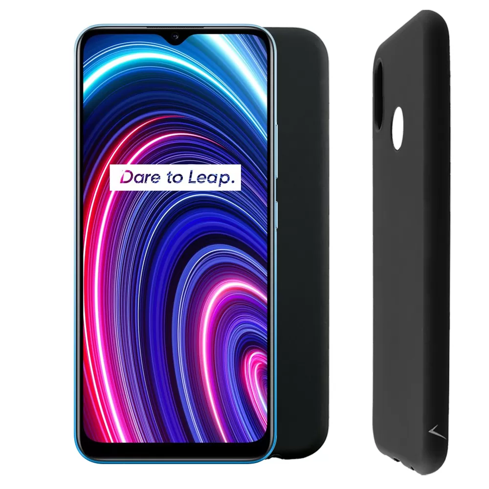 VOLTE-TEL SILICON TPU ΘΗΚΗ REALME C21Y/C25Y 6.5in  CAMERA GUARD BLACK