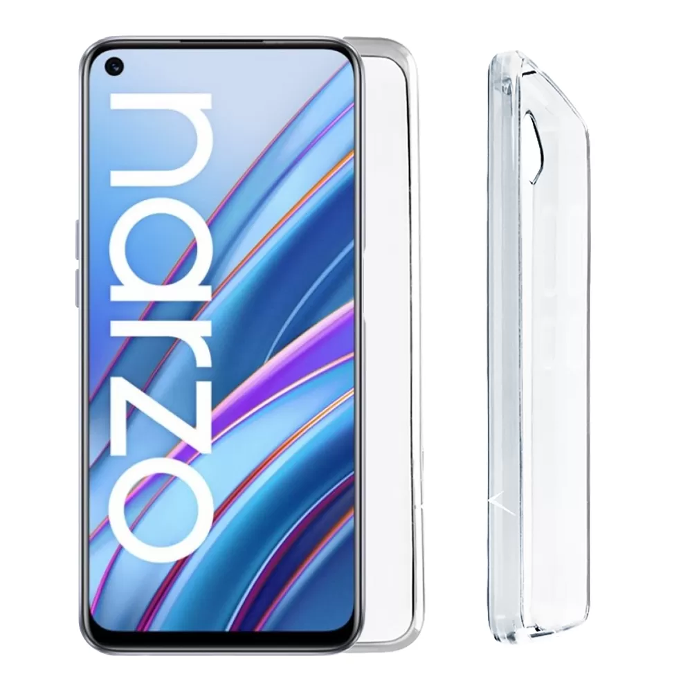 VOLTE-TEL SLIMCOLOR AIR TPU ΘΗΚΗ REALME NARZO 30 6.5in CAMERA GUARD ΔΙΑΦΑΝΗ