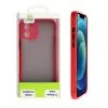 LIME HARDSHELL FUSION ΘΗΚΗ IPHONE 12 6.1in  FULL CAMERA PROTECTION RED WITH BLACK KEYS