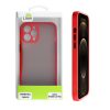 LIME HARDSHELL FUSION ΘΗΚΗ IPHONE 12 PRO 6.1in  FULL CAMERA PROTECTION RED WITH BLACK KEYS