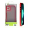 LIME HARDSHELL FUSION ΘΗΚΗ IPHONE 13 PRO MAX 6.7in  FULL CAMERA PROTECTION RED WITH BLACK KEYS