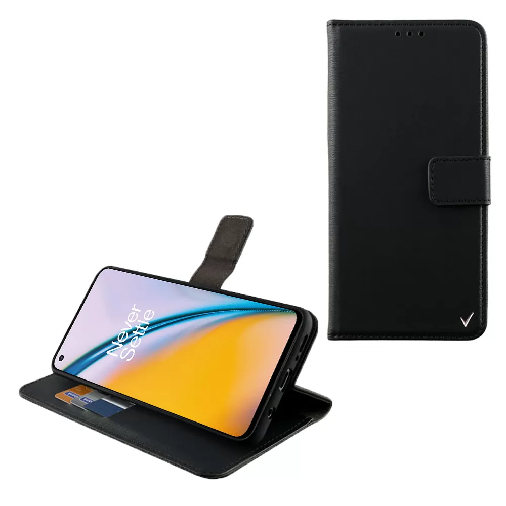 VOLTE-TEL ALLURE ΘΗΚΗ ONEPLUS NORD 2 5G 6.43in  MAGNET BOOK STAND CLIP BLACK