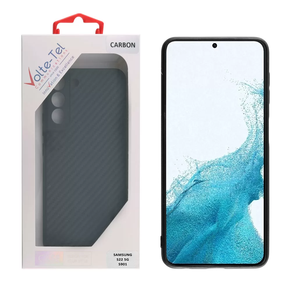 VOLTE-TEL CARBON ΘΗΚΗ SAMSUNG S22 5G S901 6.1in  CAMERA PROTECTIVE BLACK