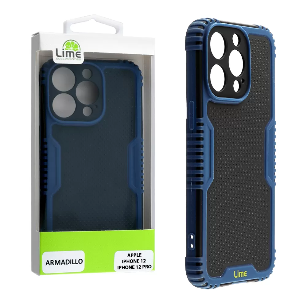 LIME ARMADILLO ΘΗΚΗ IPHONE 12 PRO/ IPHONE 12 6.1in  FULL CAMERA PROTECTION BLUE