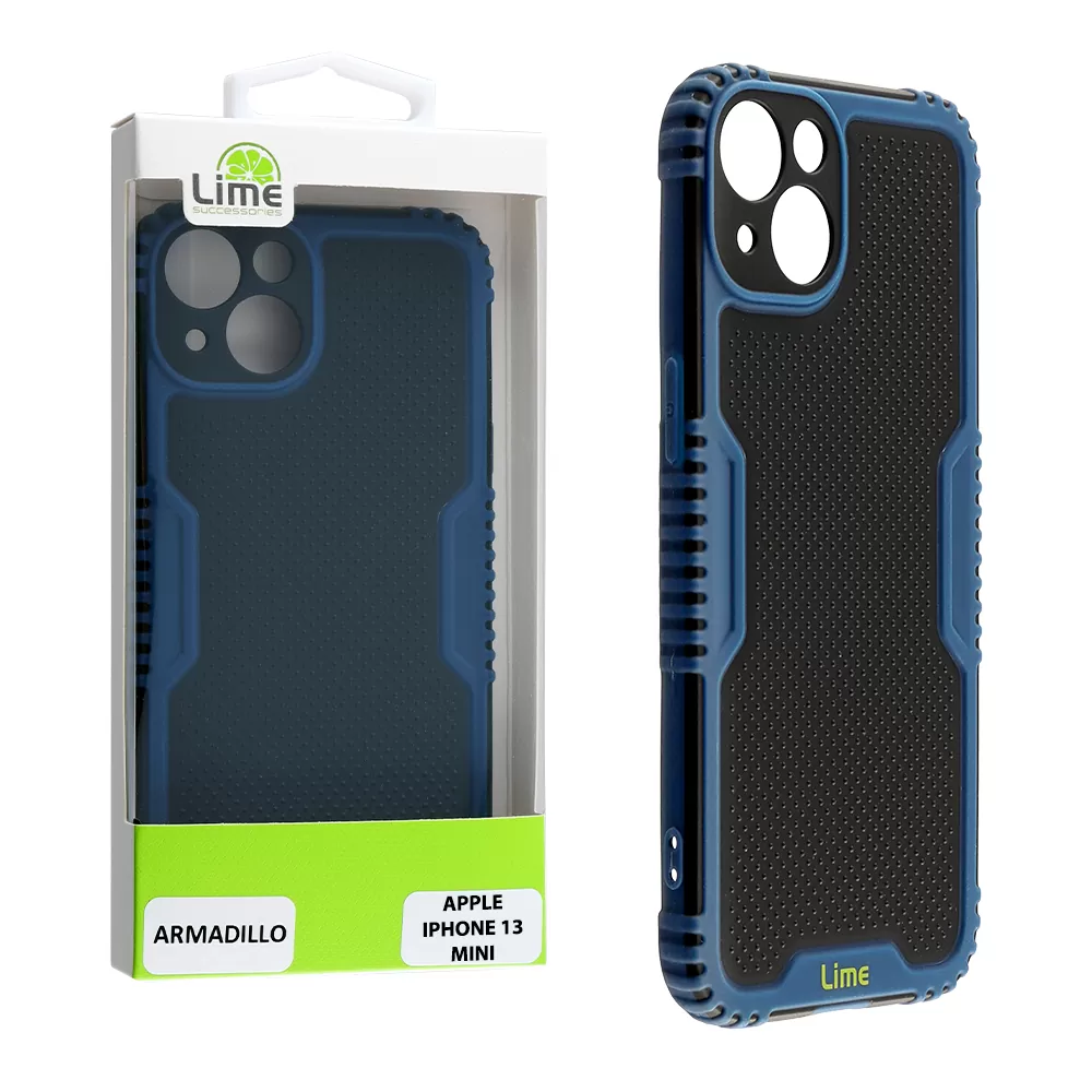 LIME ARMADILLO ΘΗΚΗ IPHONE 13 MINI 5.4in  FULL CAMERA PROTECTION BLUE