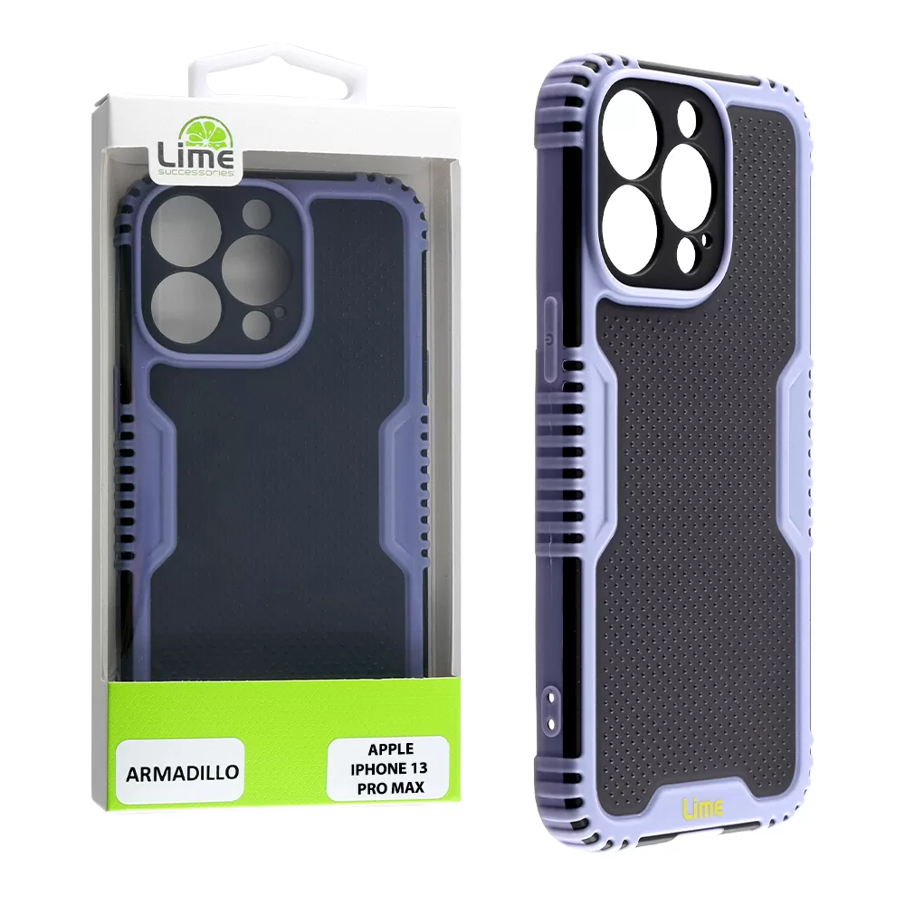LIME ARMADILLO ΘΗΚΗ IPHONE 13 PRO MAX 6.7in  FULL CAMERA PROTECTION AIR FORCE BLUE