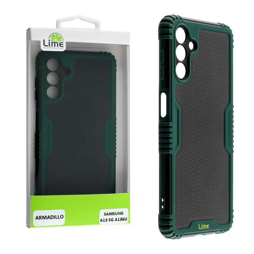LIME ARMADILLO ΘΗΚΗ SAMSUNG A04s A047/A13 5G A136U 6.5in  FULL CAMERA PROTECTION GREEN